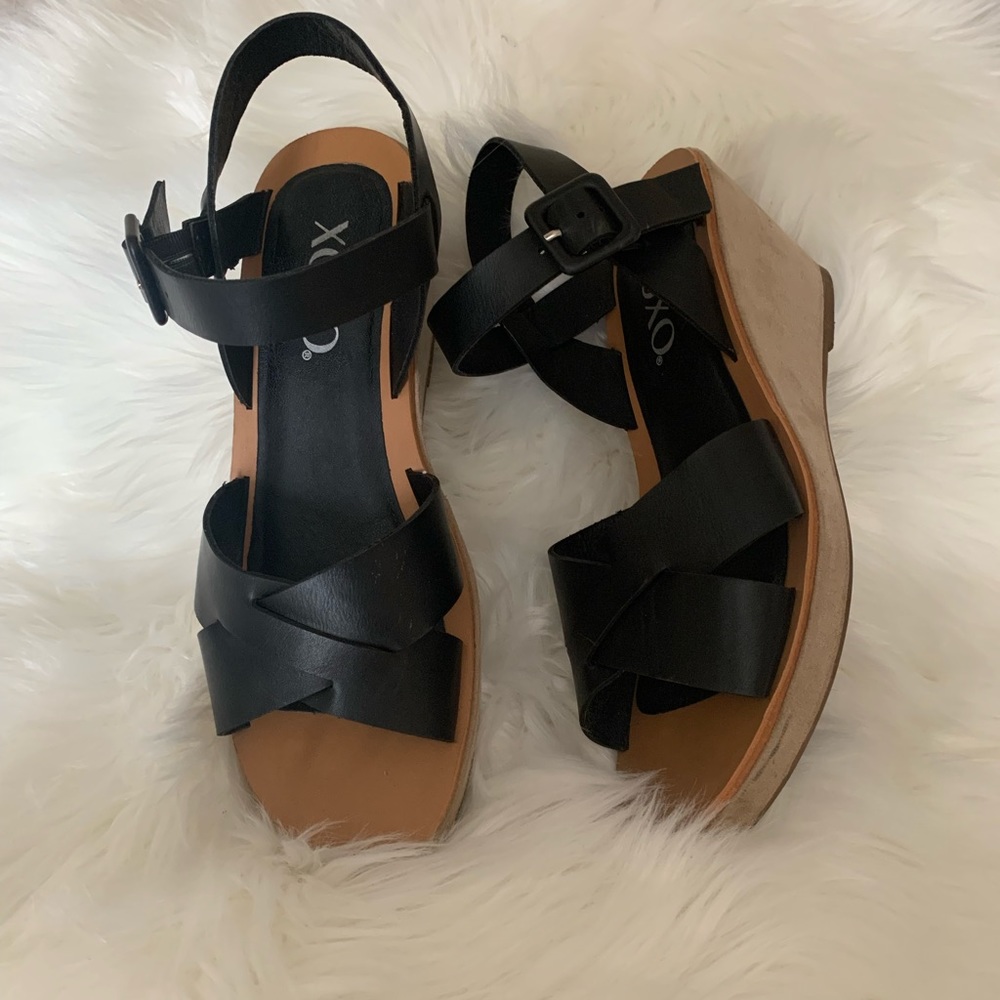 XOXO wedge shoes